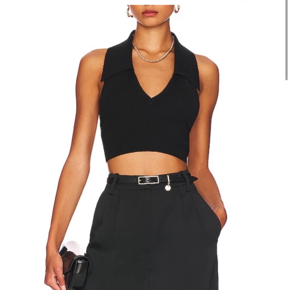 We wore what black halter top